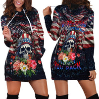 If This Flag Offends You I'll Help You Pack Hoodie Dress - Wonder Print Shop