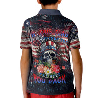 If This Flag Offends You I'll Help You Pack Kid Polo Shirt - Wonder Print Shop