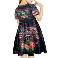 If This Flag Offends You I'll Help You Pack Kid Short Sleeve Dress - Wonder Print Shop
