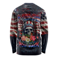 If This Flag Offends You I'll Help You Pack Long Sleeve Shirt - Wonder Print Shop