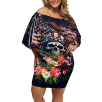If This Flag Offends You I'll Help You Pack Off Shoulder Short Dress - Wonder Print Shop