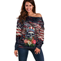 If This Flag Offends You I'll Help You Pack Off Shoulder Sweater - Wonder Print Shop
