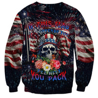 If This Flag Offends You I'll Help You Pack Sweatshirt - Wonder Print Shop