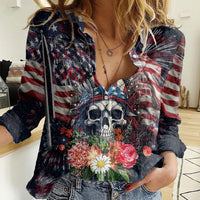 If This Flag Offends You I'll Help You Pack Women Casual Shirt - Wonder Print Shop