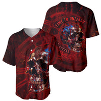 Time To Unleash A Little Hell!! Baseball Jersey - Wonder Print Shop