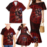 Time To Unleash A Little Hell!! Family Matching Mermaid Dress and Hawaiian Shirt - Wonder Print Shop