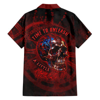 Time To Unleash A Little Hell!! Family Matching Off Shoulder Maxi Dress and Hawaiian Shirt - Wonder Print Shop