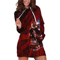 Time To Unleash A Little Hell!! Hoodie Dress - Wonder Print Shop