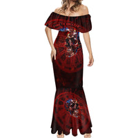 Time To Unleash A Little Hell!! Mermaid Dress - Wonder Print Shop