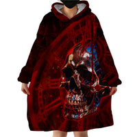 Time To Unleash A Little Hell!! Wearable Blanket Hoodie - Wonder Print Shop