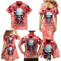 Walk Awax I Hace Anger Issues And A Serious Dislike For Stupid People Family Matching Mermaid Dress and Hawaiian Shirt - Wonder Print Shop