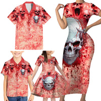 Walk Awax I Hace Anger Issues And A Serious Dislike For Stupid People Family Matching Short Sleeve Bodycon Dress and Hawaiian Shirt - Wonder Print Shop