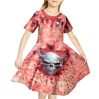 Walk Awax I Hace Anger Issues And A Serious Dislike For Stupid People Kid Short Sleeve Dress - Wonder Print Shop