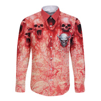 Walk Awax I Hace Anger Issues And A Serious Dislike For Stupid People Long Sleeve Button Shirt - Wonder Print Shop