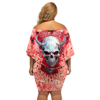 Walk Awax I Hace Anger Issues And A Serious Dislike For Stupid People Off Shoulder Short Dress - Wonder Print Shop