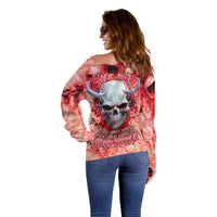 Walk Awax I Hace Anger Issues And A Serious Dislike For Stupid People Off Shoulder Sweater - Wonder Print Shop