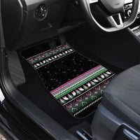 Christmas Dachshund Angel Dog Car Mats Pink Green Tree Feather Pattern Design - Wonder Print Shop