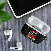 Funny Christmas Cows in Red Truck AirPods Case Dear Santa Just Bring Cows Quote on Snowflake - Wonder Print Shop