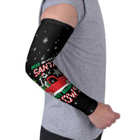 Funny Christmas Cows in Red Truck Arm Sleeves Dear Santa Just Bring Cows Quote on Snowflake - Wonder Print Shop