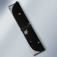 Funny Christmas Cows in Red Truck Auto Sun Shade Dear Santa Just Bring Cows Quote on Snowflake - Wonder Print Shop