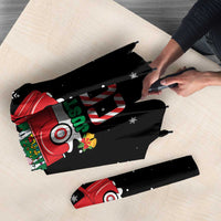 Funny Christmas Cows in Red Truck Umbrella Dear Santa Just Bring Cows Quote on Snowflake - Wonder Print Shop