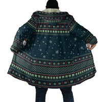 Funny Christmas Dental Squad Tooth Characters Cloak Snowflake Pattern Design - Wonder Print Shop
