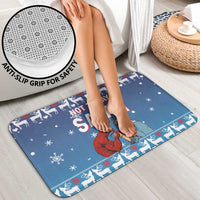 Jesus Not To Day Satan Christmas Bathroom Set Funny Xmas Holiday Patterns - Wonder Print Shop