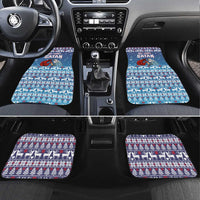 Jesus Not To Day Satan Christmas Car Mats Funny Xmas Holiday Patterns - Wonder Print Shop