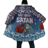 Jesus Not To Day Satan Christmas Cloak Funny Xmas Holiday Patterns - Wonder Print Shop