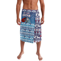 Jesus Not To Day Satan Christmas Lavalava Funny Xmas Holiday Patterns - Wonder Print Shop