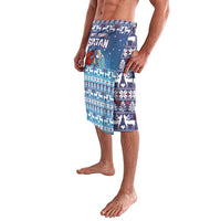 Jesus Not To Day Satan Christmas Lavalava Funny Xmas Holiday Patterns - Wonder Print Shop