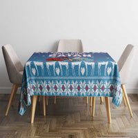 Jesus Not To Day Satan Christmas Tablecloth Funny Xmas Holiday Patterns - Wonder Print Shop