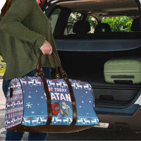 Jesus Not To Day Satan Christmas Travel Bag Funny Xmas Holiday Patterns - Wonder Print Shop