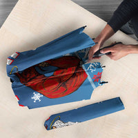 Jesus Not To Day Satan Christmas Umbrella Funny Xmas Holiday Patterns - Wonder Print Shop