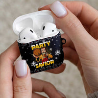 Jesus Party Savior Christmas AirPods Case Funny Xmas Holiday Patterns - Wonder Print Shop