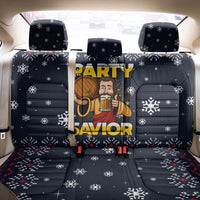 Jesus Party Savior Christmas Back Car Seat Cover Funny Xmas Holiday Patterns - Wonder Print Shop