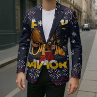 Jesus Party Savior Christmas Blazer Funny Xmas Holiday Patterns - Wonder Print Shop