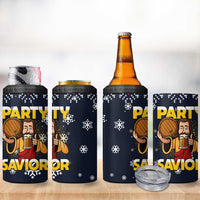 Jesus Party Savior Christmas 4 in 1 Can Cooler Tumbler Funny Xmas Holiday Patterns - Wonder Print Shop