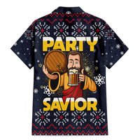 Jesus Party Savior Christmas Family Matching Mermaid Dress and Hawaiian Shirt Funny Xmas Holiday Patterns - Wonder Print Shop
