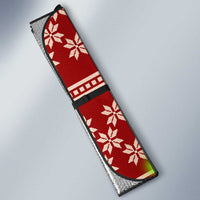 Just A Girl Who Loves Christmas And Chickens Christmas Auto Sun Shade Funny Xmas Holiday Patterns - Wonder Print Shop