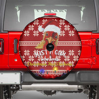 Just A Girl Who Loves Christmas And Chickens Christmas Spare Tire Cover Funny Xmas Holiday Patterns - Wonder Print Shop
