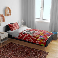 Just A Girl Who Loves Christmas And Cows Christmas Bedding Set Funny Xmas Holiday Patterns - Wonder Print Shop