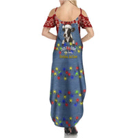 Just A Girl Who Loves Christmas And Cows Christmas Summer Maxi Dress Funny Xmas Holiday Patterns - Wonder Print Shop