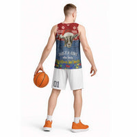 Just A Girl Who Loves Christmas And Goats Ugly Christma Basketball Jersey Funny Xmas Holiday Patterns - Wonder Print Shop