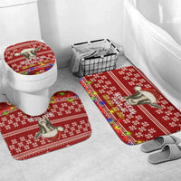 Just A Girl Who Loves Christmas And Goats Ugly Christma Bathroom Set Funny Xmas Holiday Patterns - Wonder Print Shop