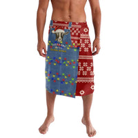 Just A Girl Who Loves Christmas And Goats Ugly Christma Lavalava Funny Xmas Holiday Patterns - Wonder Print Shop