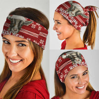 Just A Girl Who Loves Christmas And Goats Ugly Christma Neck Gaiter Funny Xmas Holiday Patterns - Wonder Print Shop
