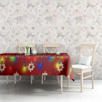 Just A Girl Who Loves Christmas And Goats Ugly Christma Tablecloth Funny Xmas Holiday Patterns - Wonder Print Shop