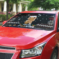 Just Here For The Cookies Christmas Auto Sun Shade Funny Xmas Holiday Patterns - Wonder Print Shop