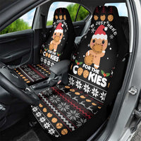 Just Here For The Cookies Christmas Car Seat Cover Funny Xmas Holiday Patterns - Wonder Print Shop